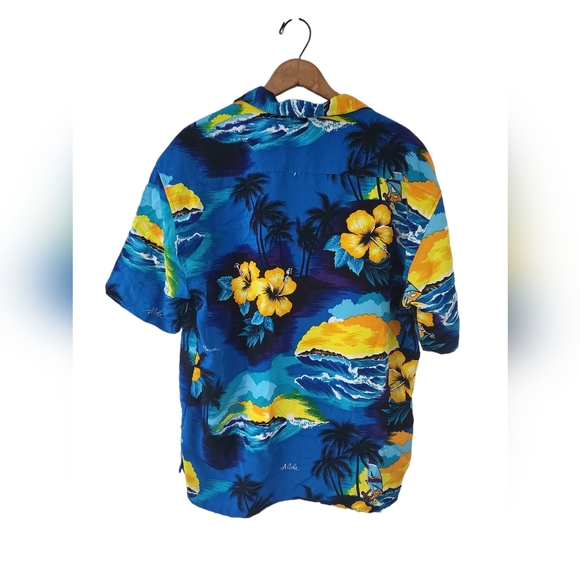 Men's Box Office Island Hawaiian Shirt L - Picture 3 of 5